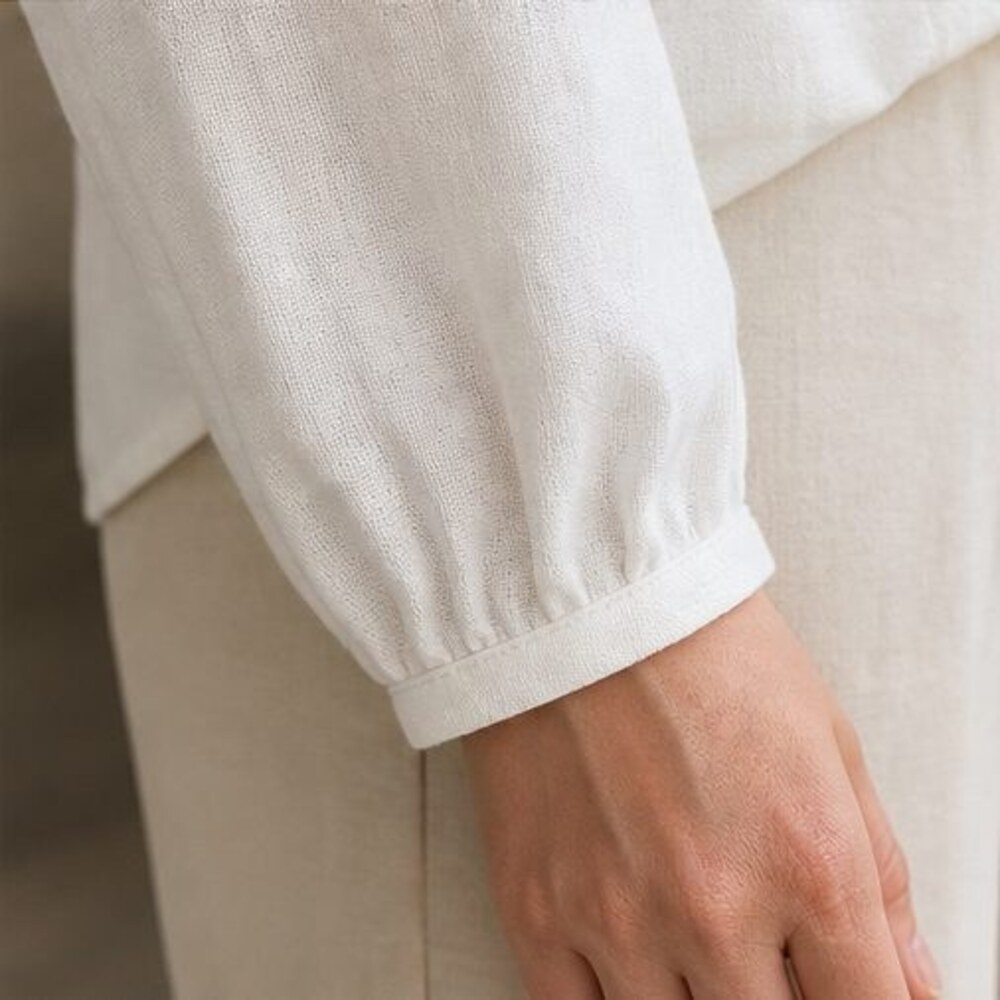 Ivory Smocked Top - Picture 5 of 6